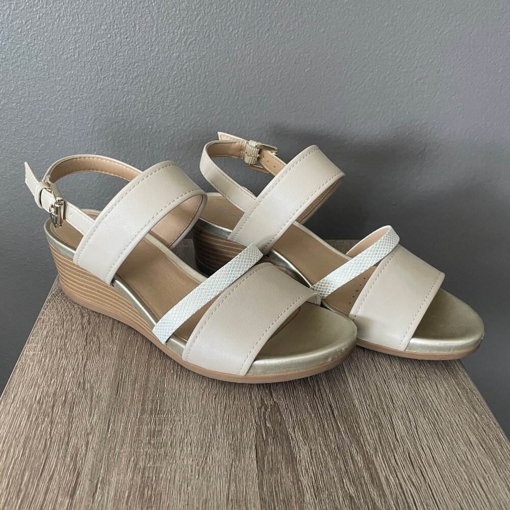 Geox Italian wedge heeled sandals
